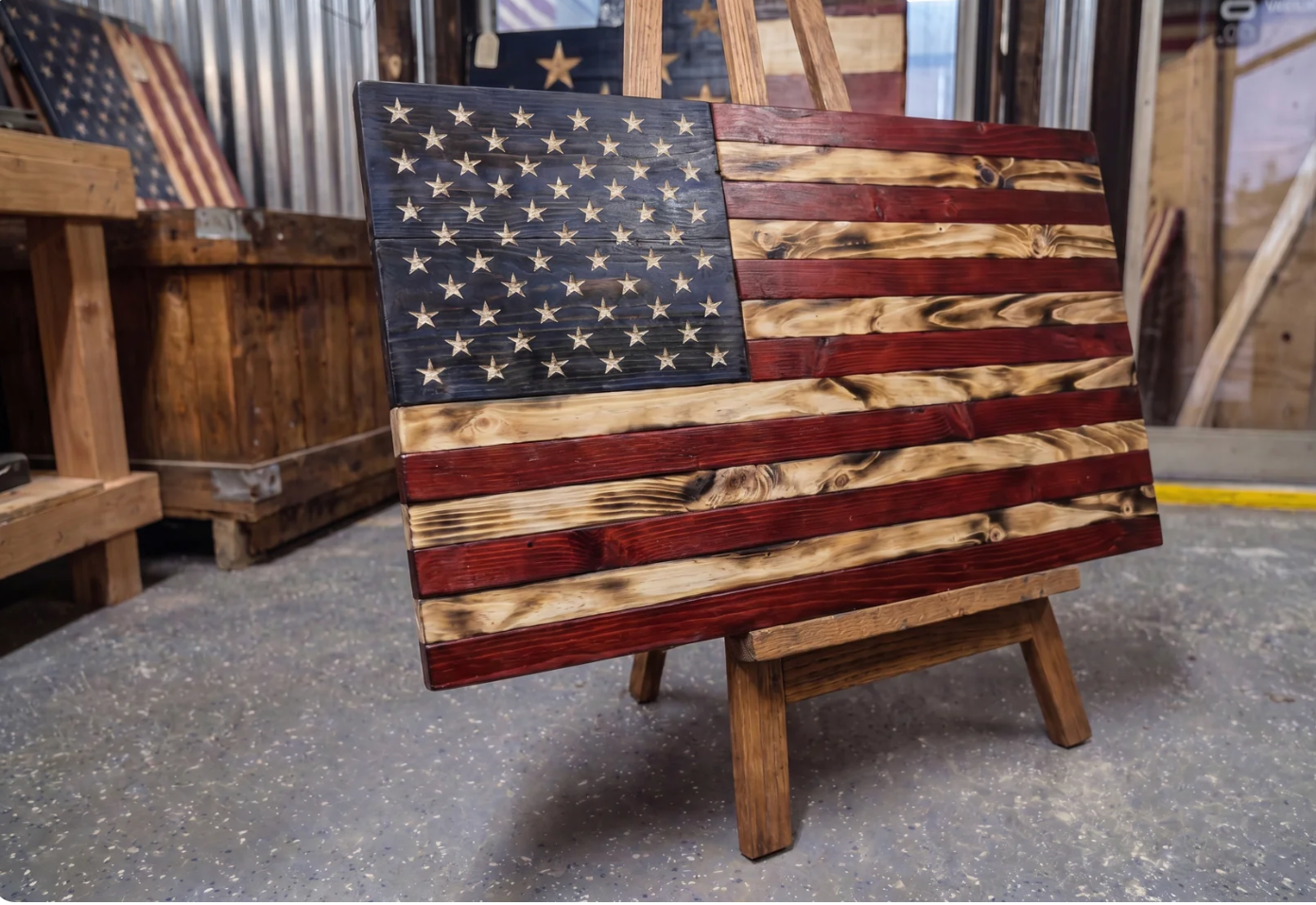 "Rustic Traditional" Flag